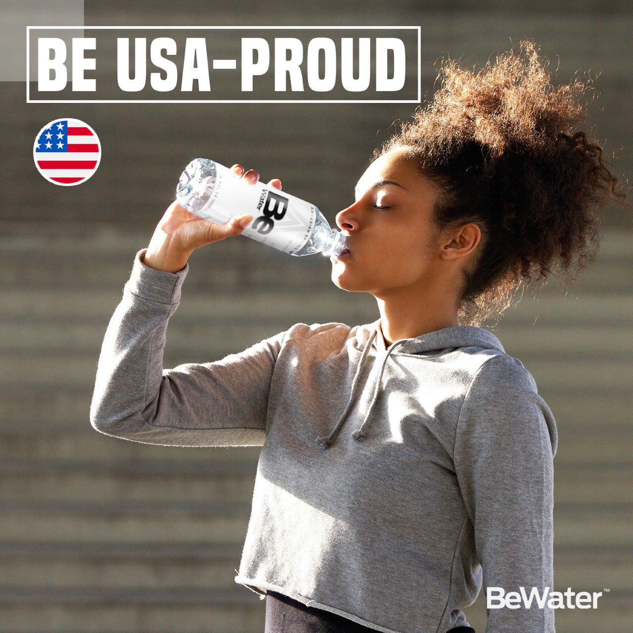 BE WATER, a premium artesian bottled water that supports total body health and wellness