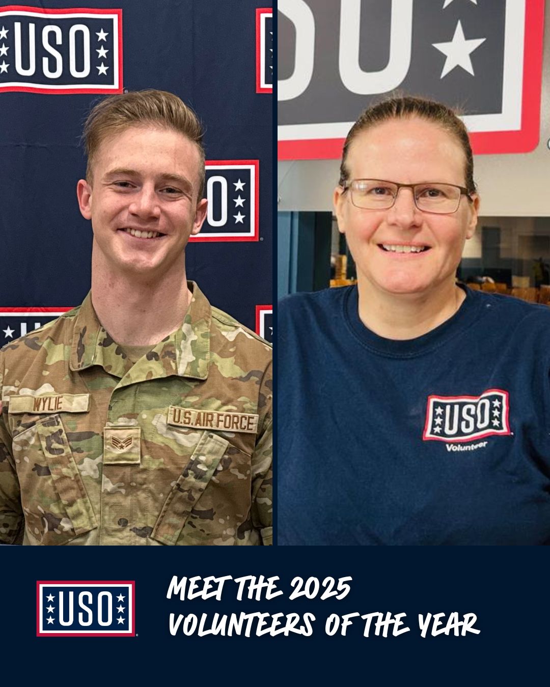 USO Names 2025 USO Volunteers of the Year