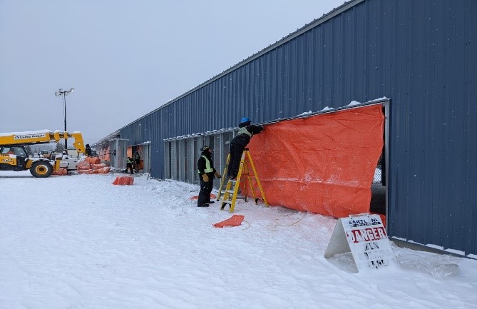 Construction at Mackenzie (1.5 EH/s, 50MW)