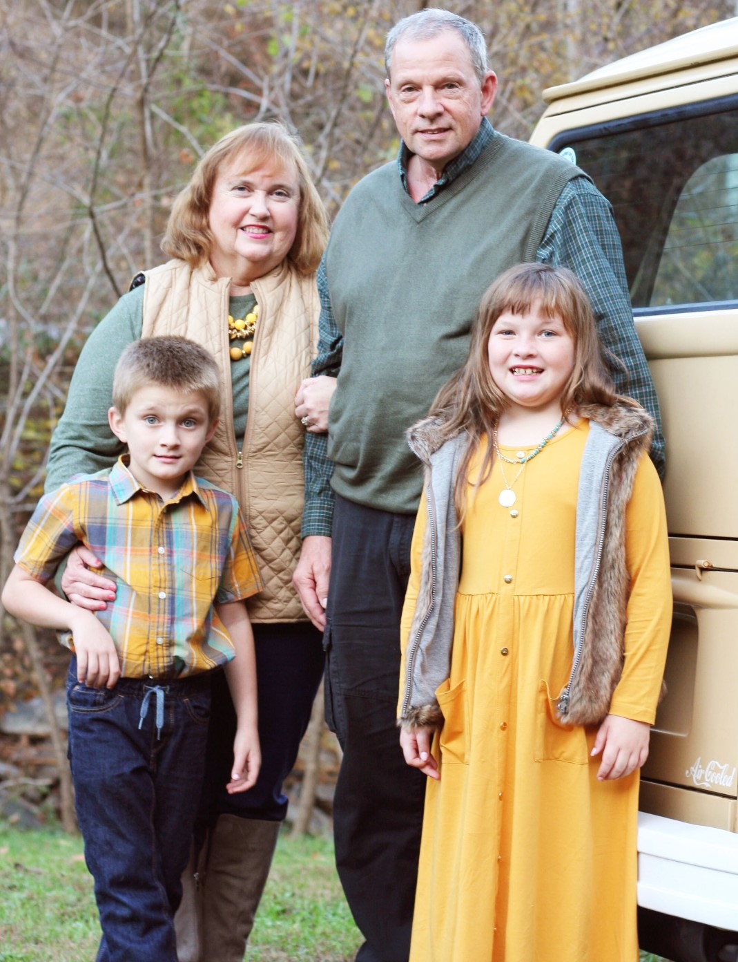 Robbi and Cliff Whittlesey with children who were in their care before reunification