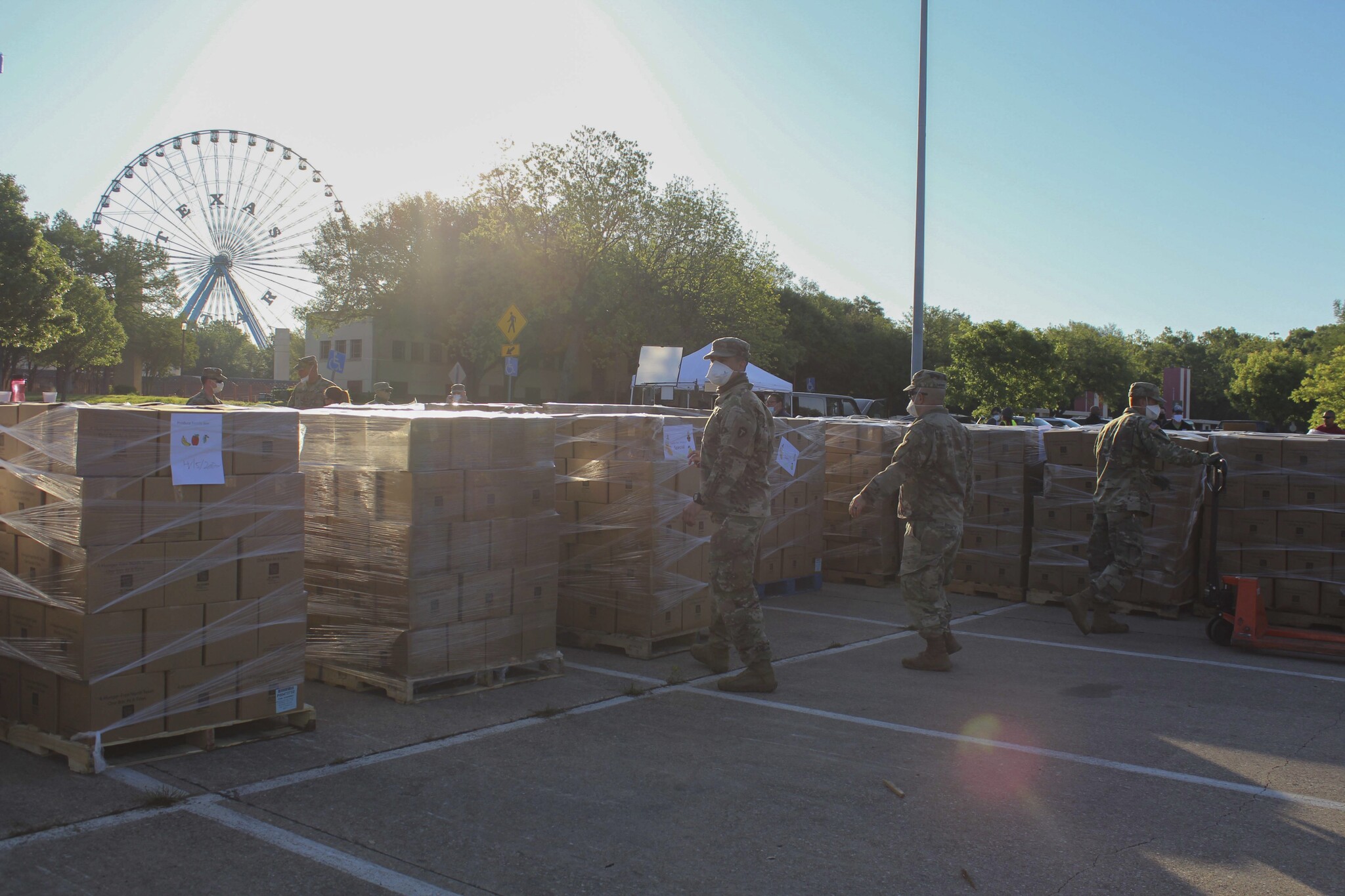 Since the onset of COVID-19, the Food Bank has doubled food distribution via the Mobile Pantry as well as to local members of the NTFB Feeding Network. Support from the Texas National Guard has enabled the Food Bank to provide additional food and resources for those in need. 