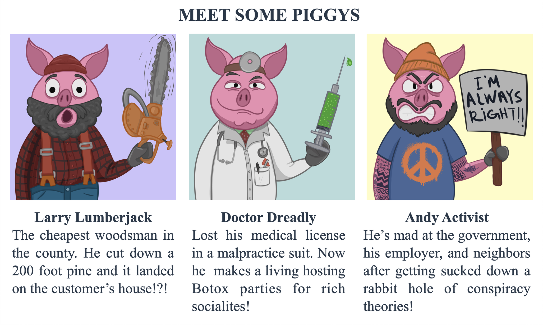 Meet Some Piggys