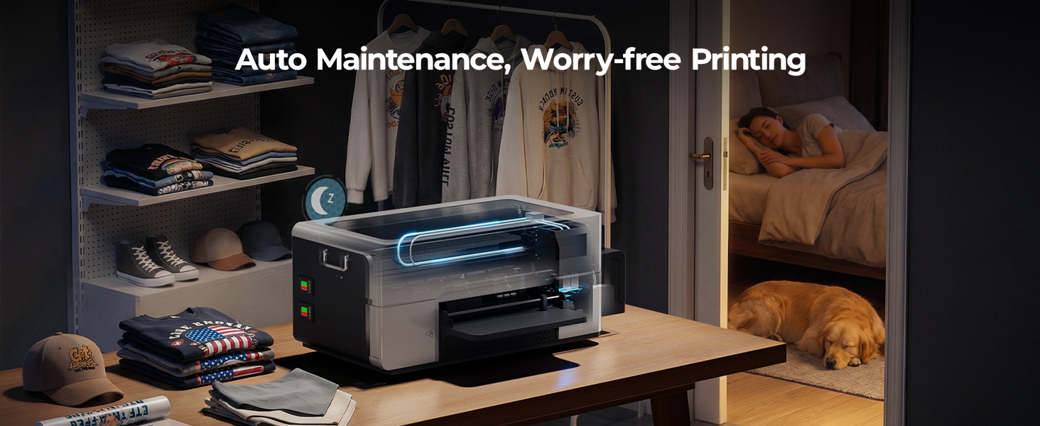 HTVRONT D2 with automated maintenance and Sleep-care mode for reduced upkeep and stable operation.