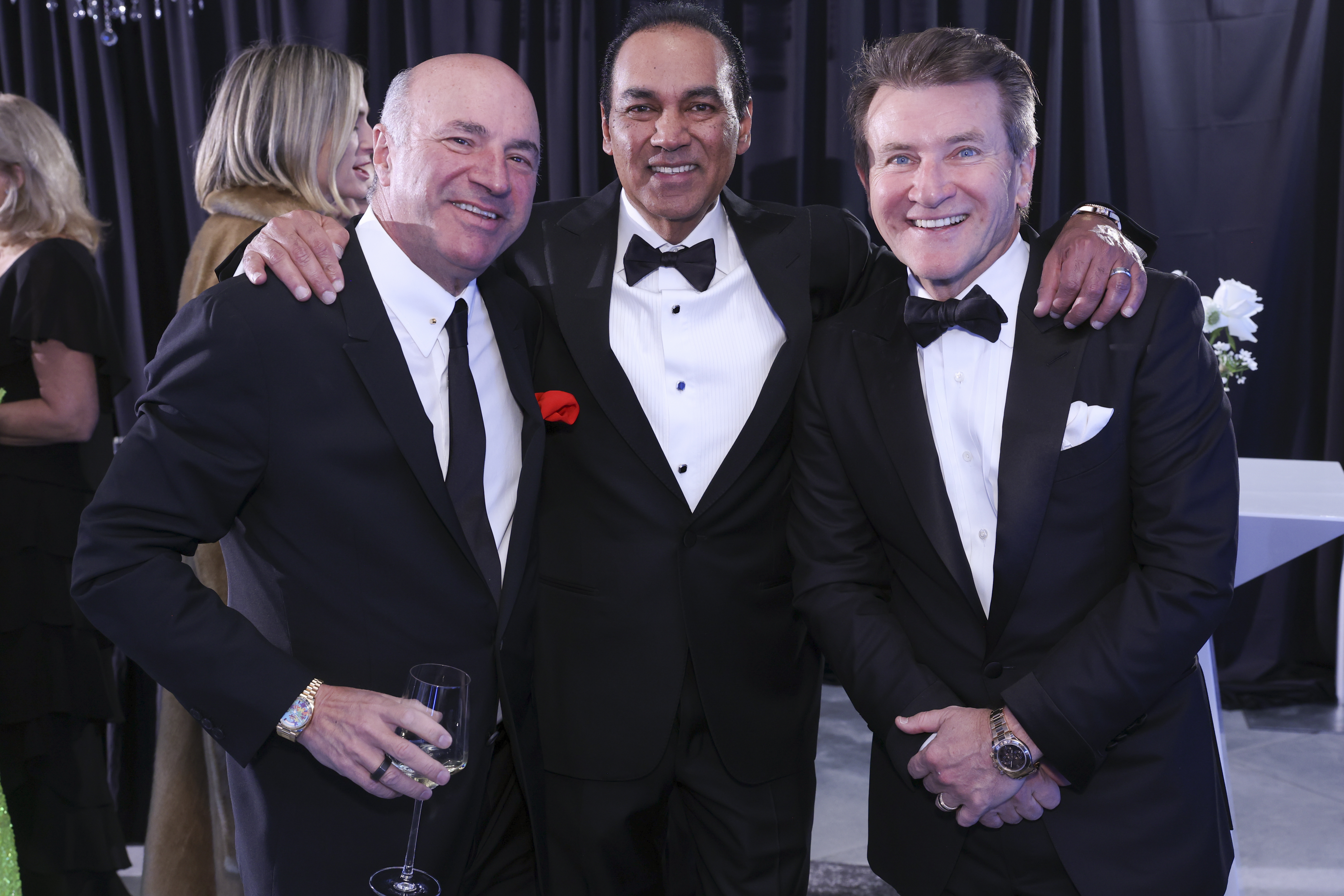 Ferren Rajput CEO with ONEflight Brand Ambassadors, Shark Tank Celebrities Robert Herjavec and Kevin O’Leary