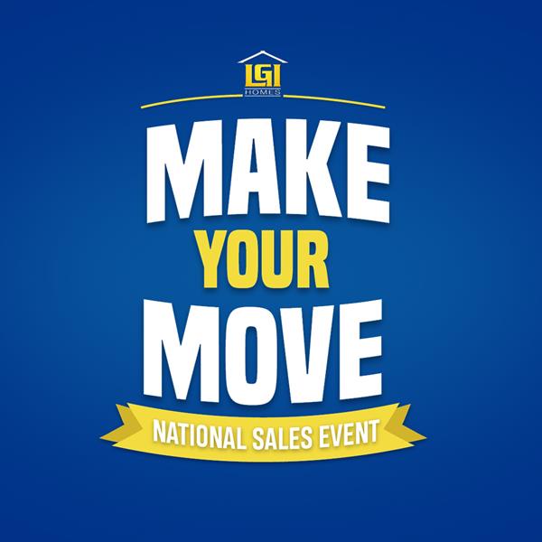 LGI Homes Announces ‘Make Your Move’ National Sales Event