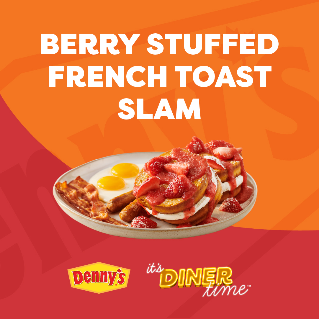 Berry Stuffed French Toast Slam