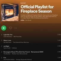 Fireplace weather is here. Consider this your official soundtrack to the season.