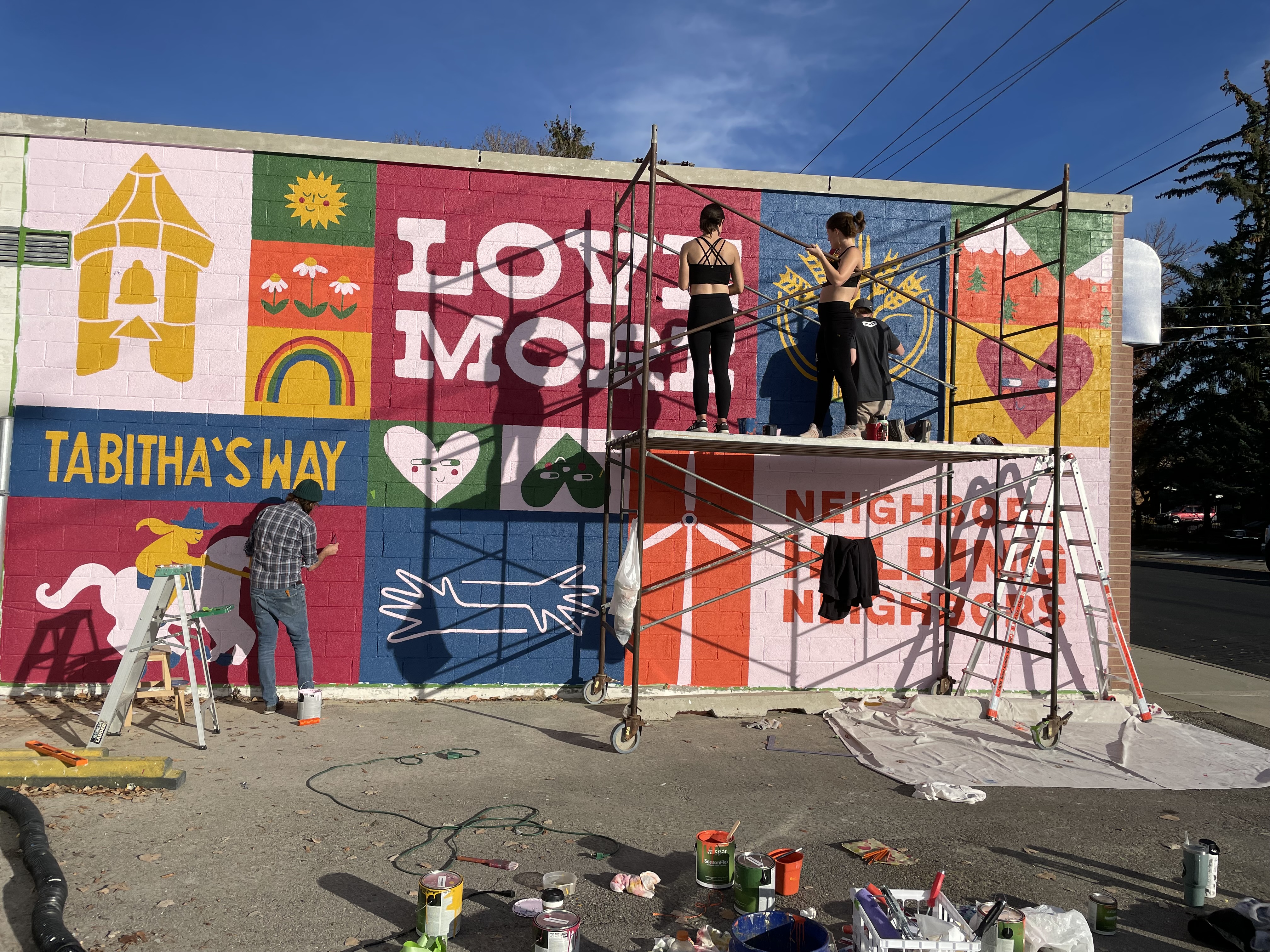 Utah Valley University Design Students Create the Mural