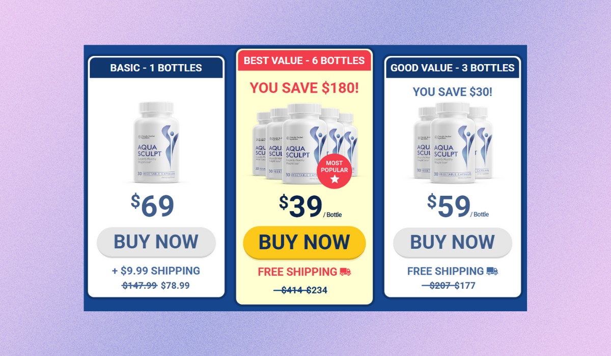 Aqua Sculpt Pricing