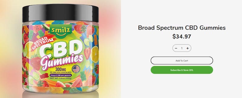 Smilz CBD Gummies Review - Pure Broad Spectrum Hemp