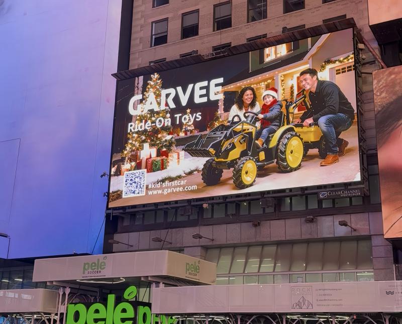 GARVEE Lights Up New York Times Square with Heartwarming Holiday Showcase