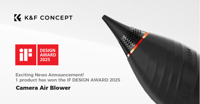 K&F CONCEPT Camera Manual Cleaning Air Blower Wins iF Design Award 2025