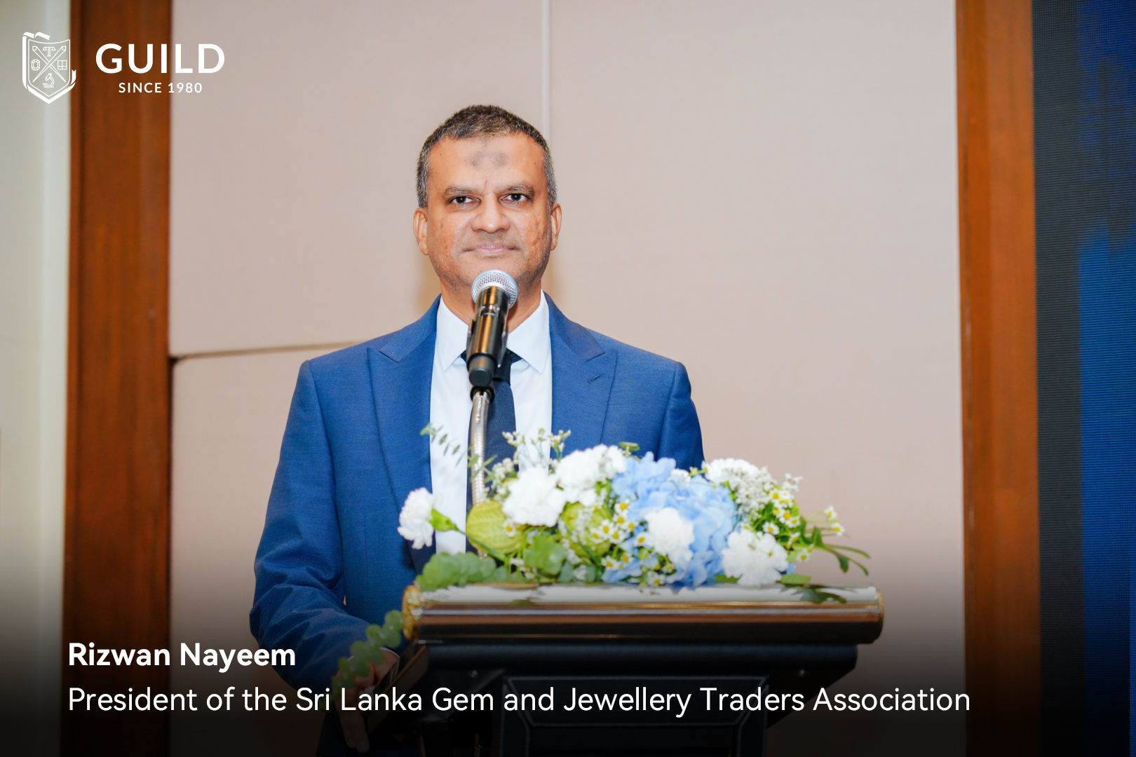 Rizwan Nayeem, President of the Sri Lanka Gem and Jewellery Traders Association
