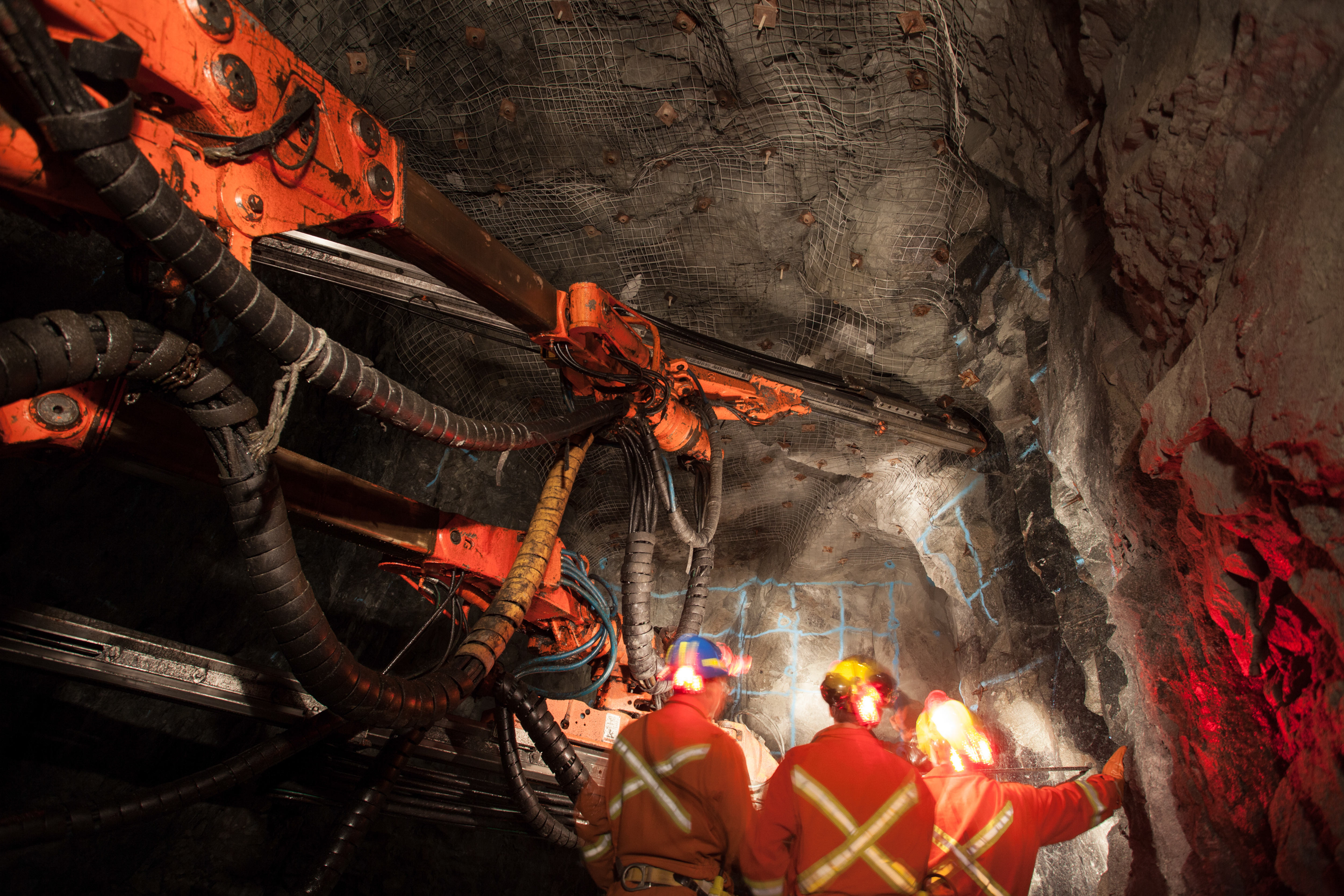 Ongoing operations at Ekati's Misery Underground mine.