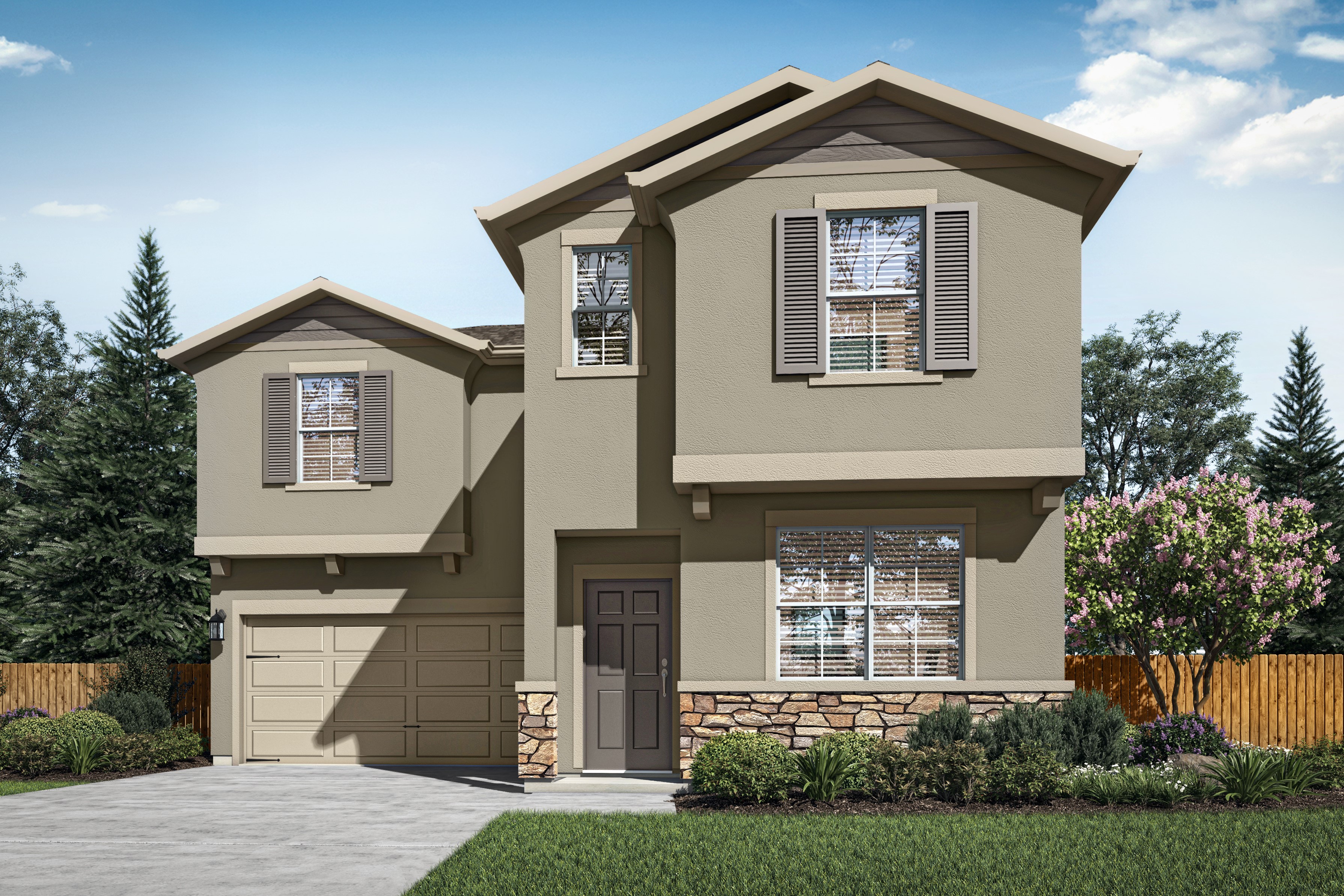 The Magnolia plan is a gorgeous two-story home that features three bedrooms, a chef-ready kitchen, a spacious, open layout and a host of impressive, included upgrades.