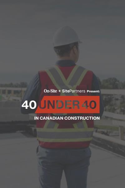 SitePartners & On-Site Magazine Launch Construction Industry Top 40 Under 40 
