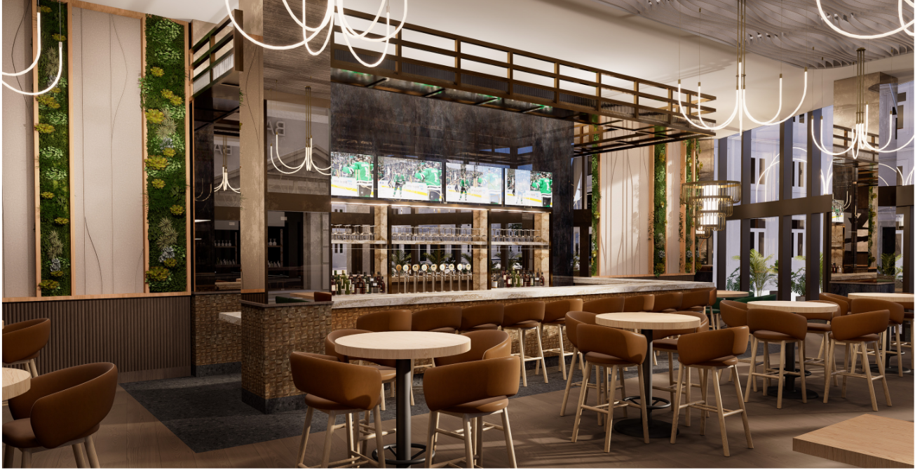 Interior Lounge - Moxies Washington DC