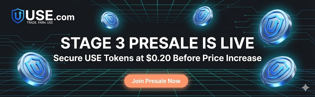 USE.com Announces It Has Already Raised Over $1.5 Million as Phase 3 Presale Is Now Live