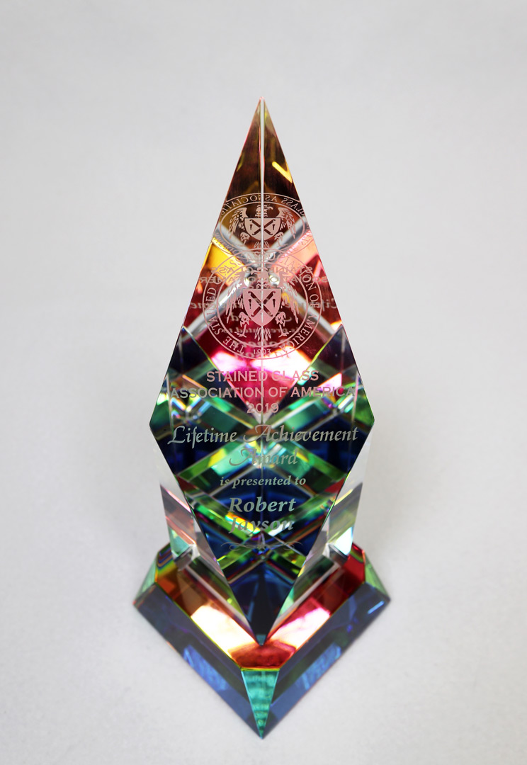 Robert Jayson's Lifetime Achievement Award, presented by the Stained Glass Association of America