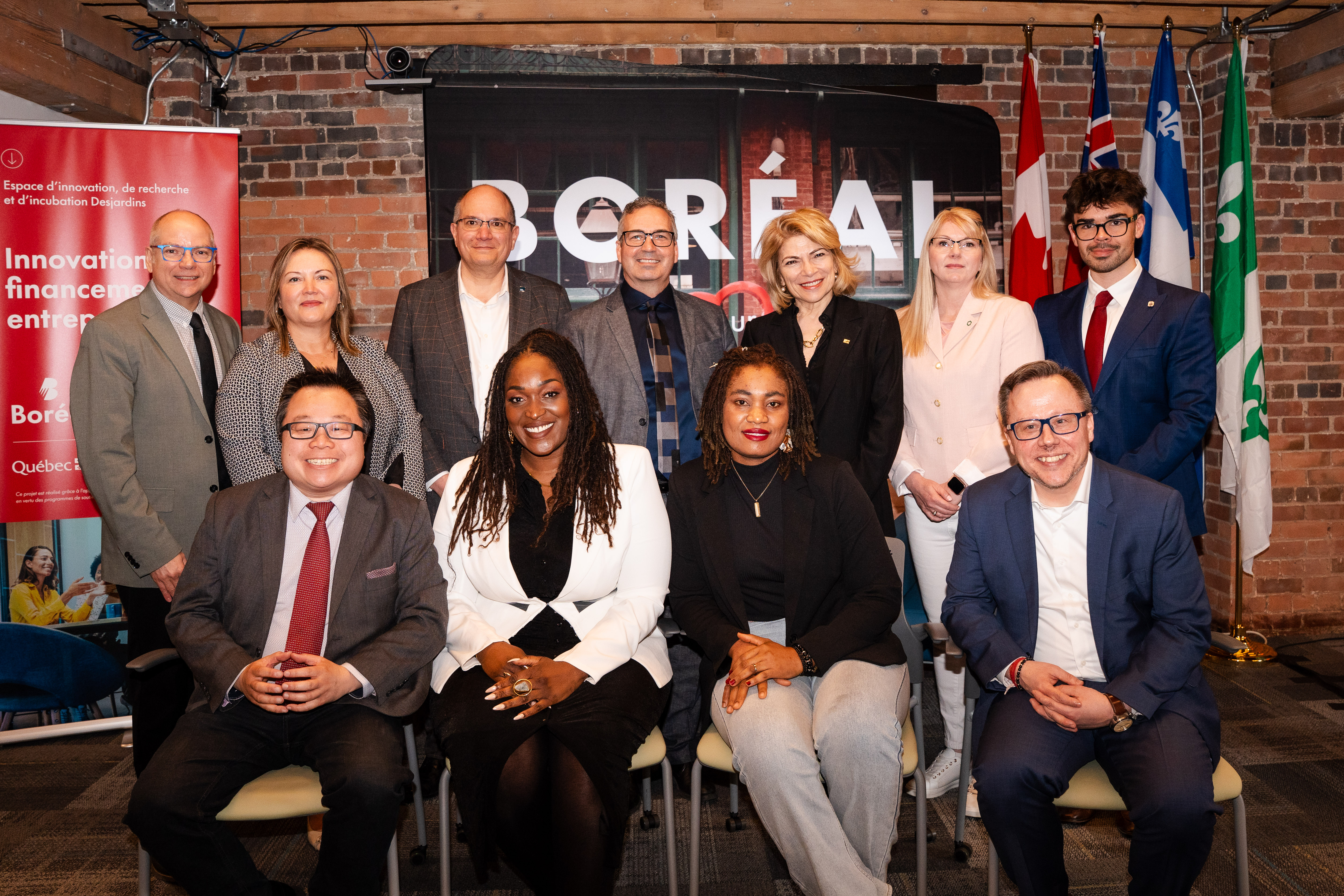 Project partners at the Collège Boréal campus in Toronto