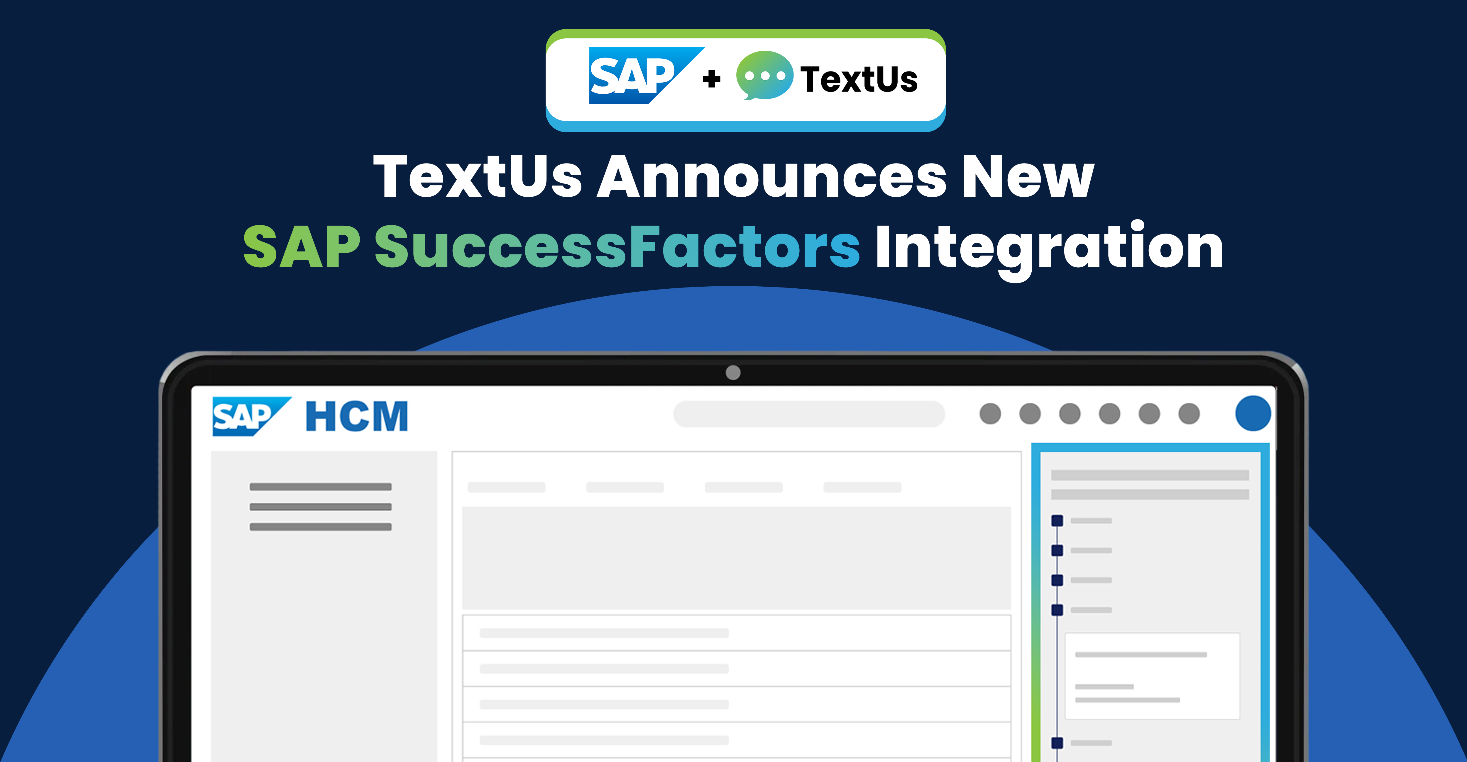 TextUs Announces New SAP SuccessFactors HCM Integration to Boost HR Communications