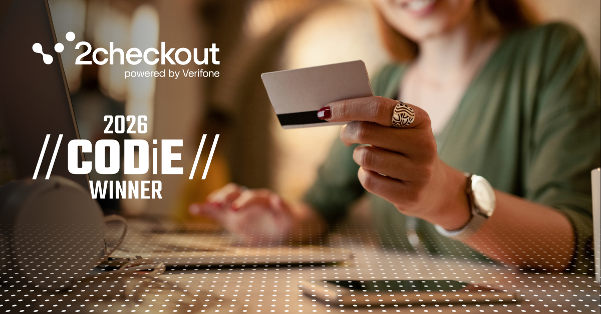 2Checkout wins CODIE award