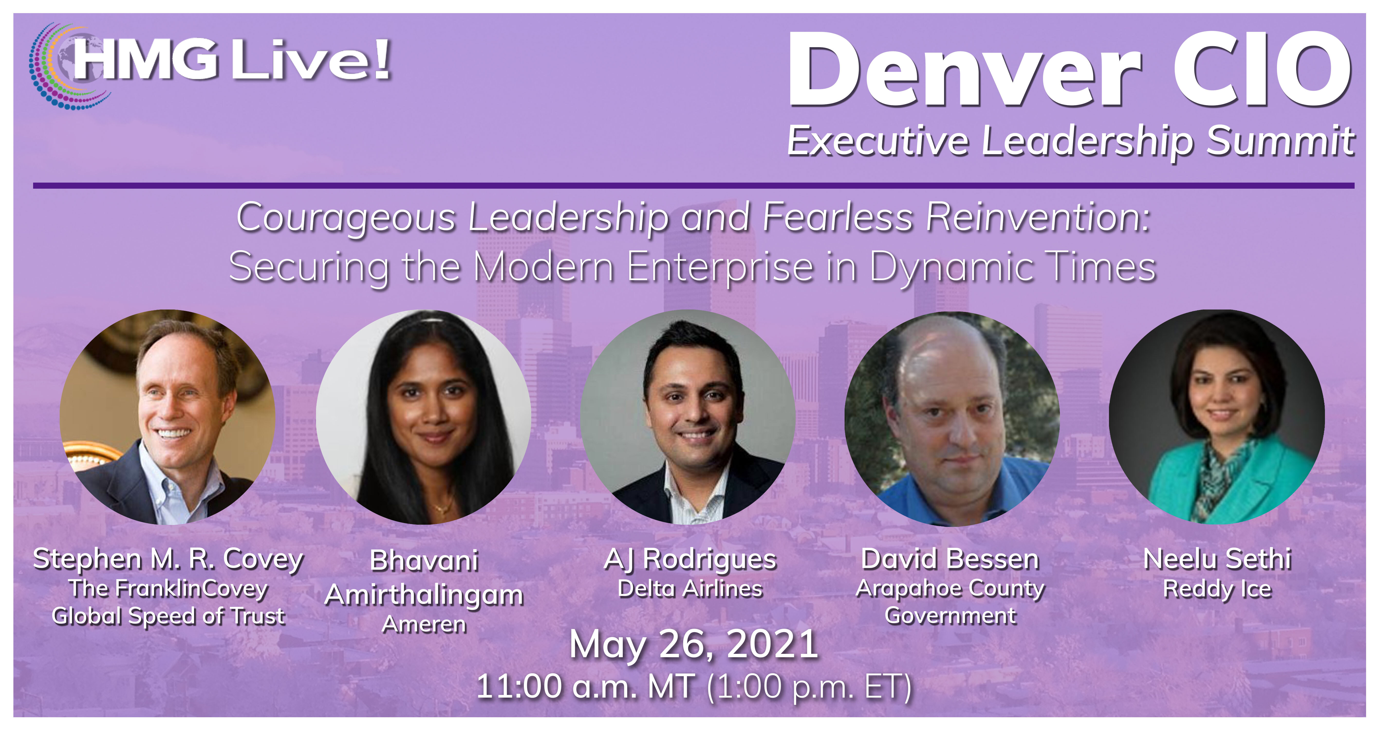 The 2021 HMG Live! Denver CIO Executive Leadership Summit