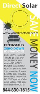 Direct Solar SAVE MONEY June 21