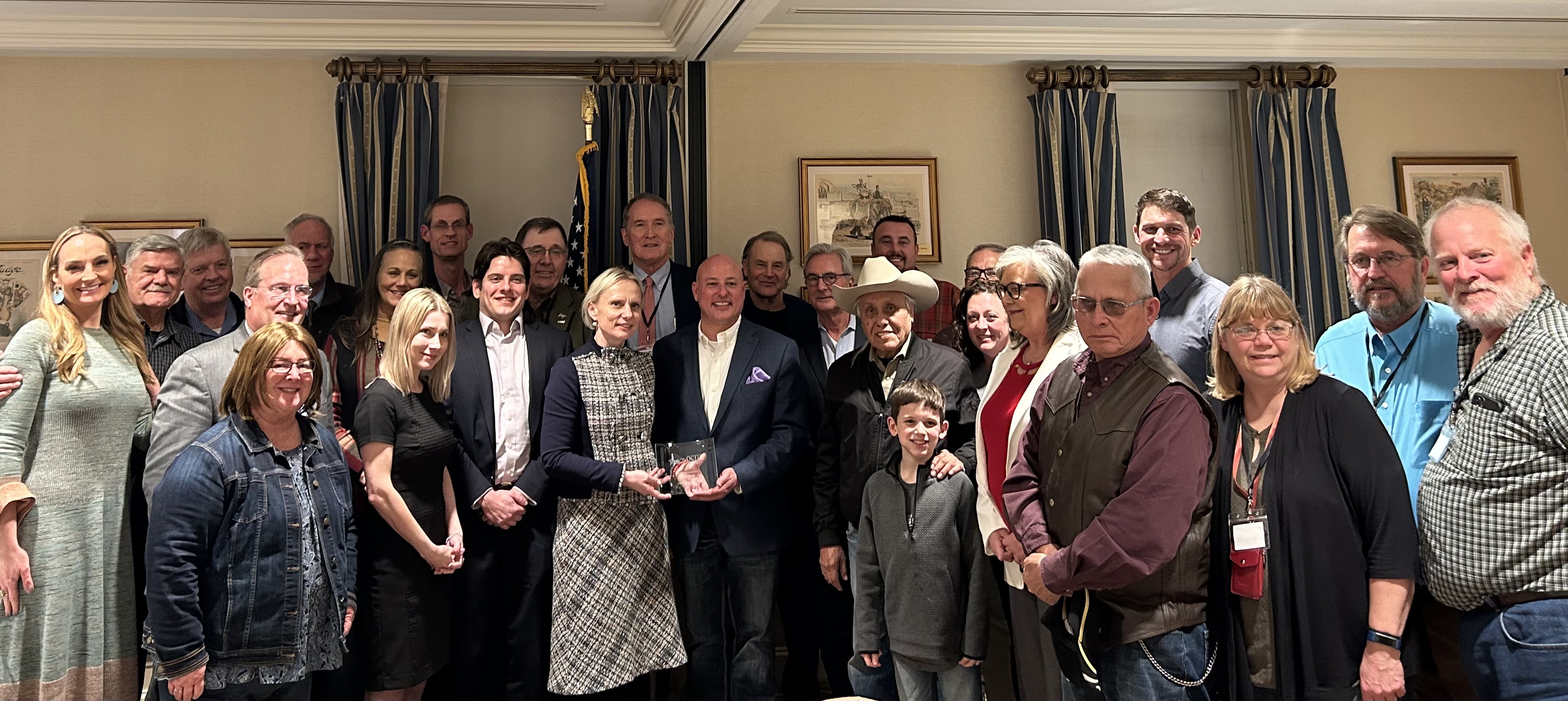 Rep. Victoria, R-IN, at the Award presentation 