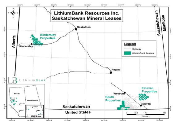 LithiumBank's Saskatchewan lithium brine projects under agreement to be sold to Pristine Lithium.