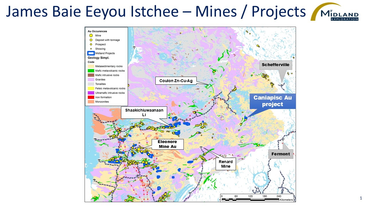 Figure 1 JB Eeyou Istchee-Mines-projects