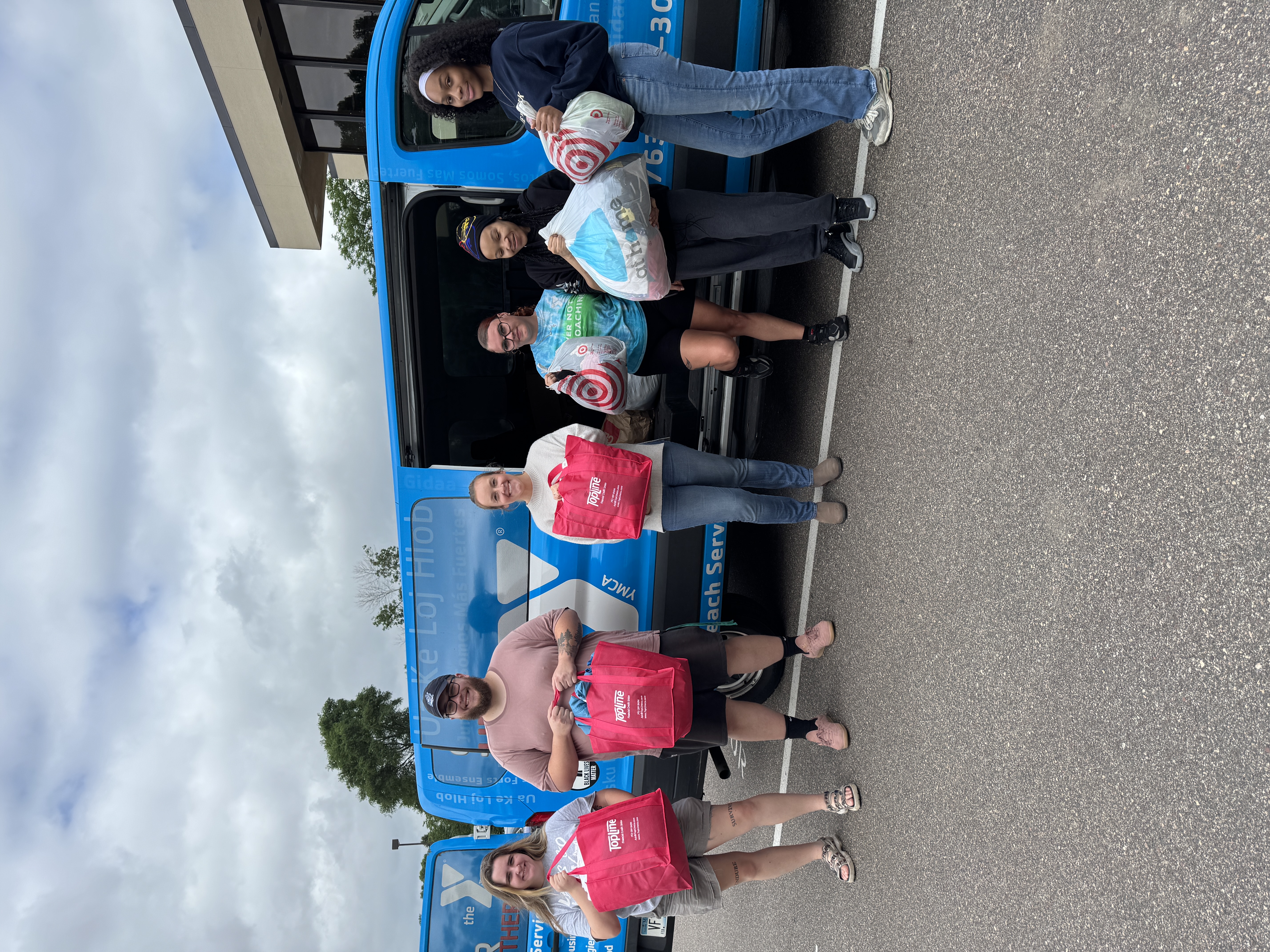TopLine Credit Union Members And Employees Donate Clothing And Shoes