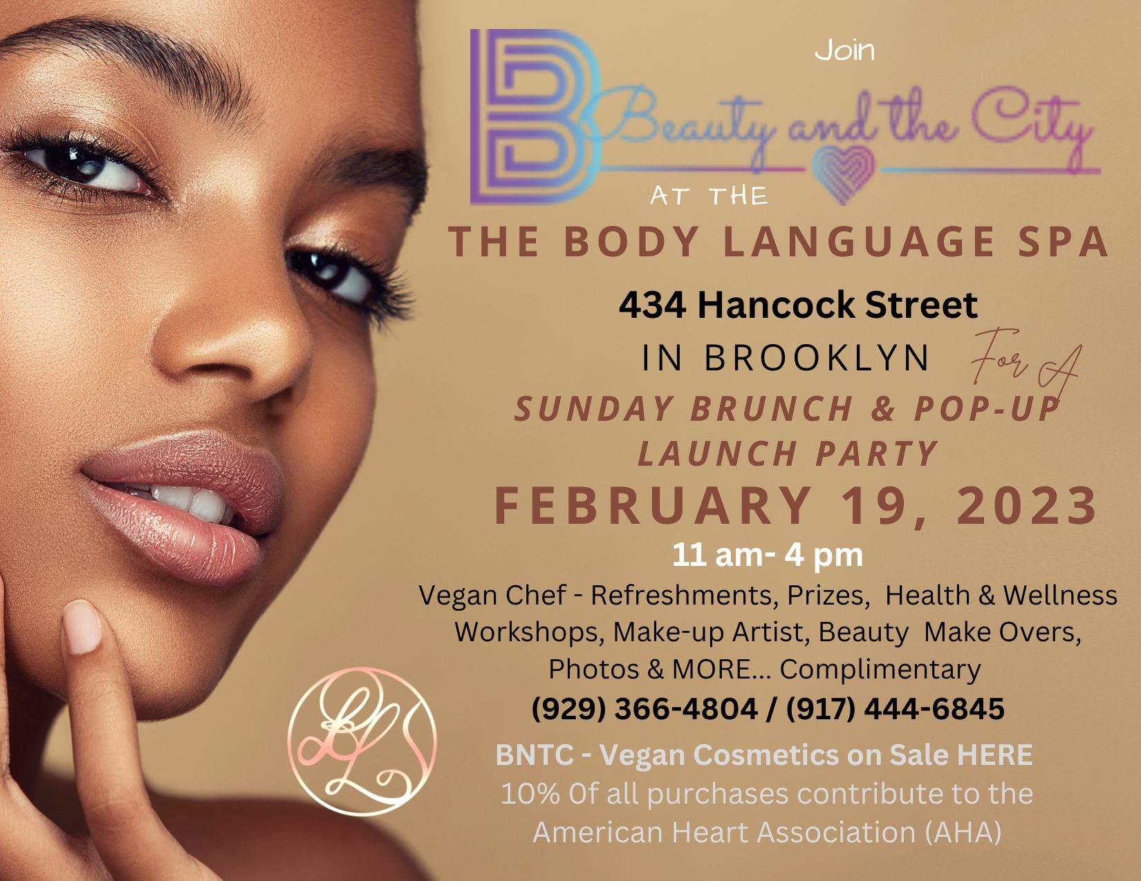 Beauty and the City Celebrates Heart Month w/ a Brooklyn Pop Up Event in Support of the American Heart Association’s Life is Why™ Campaign