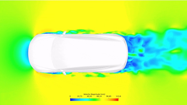 UP Forged UP-RW aka Road Warrior CFD Aerodynamic Efficiency Test Animation