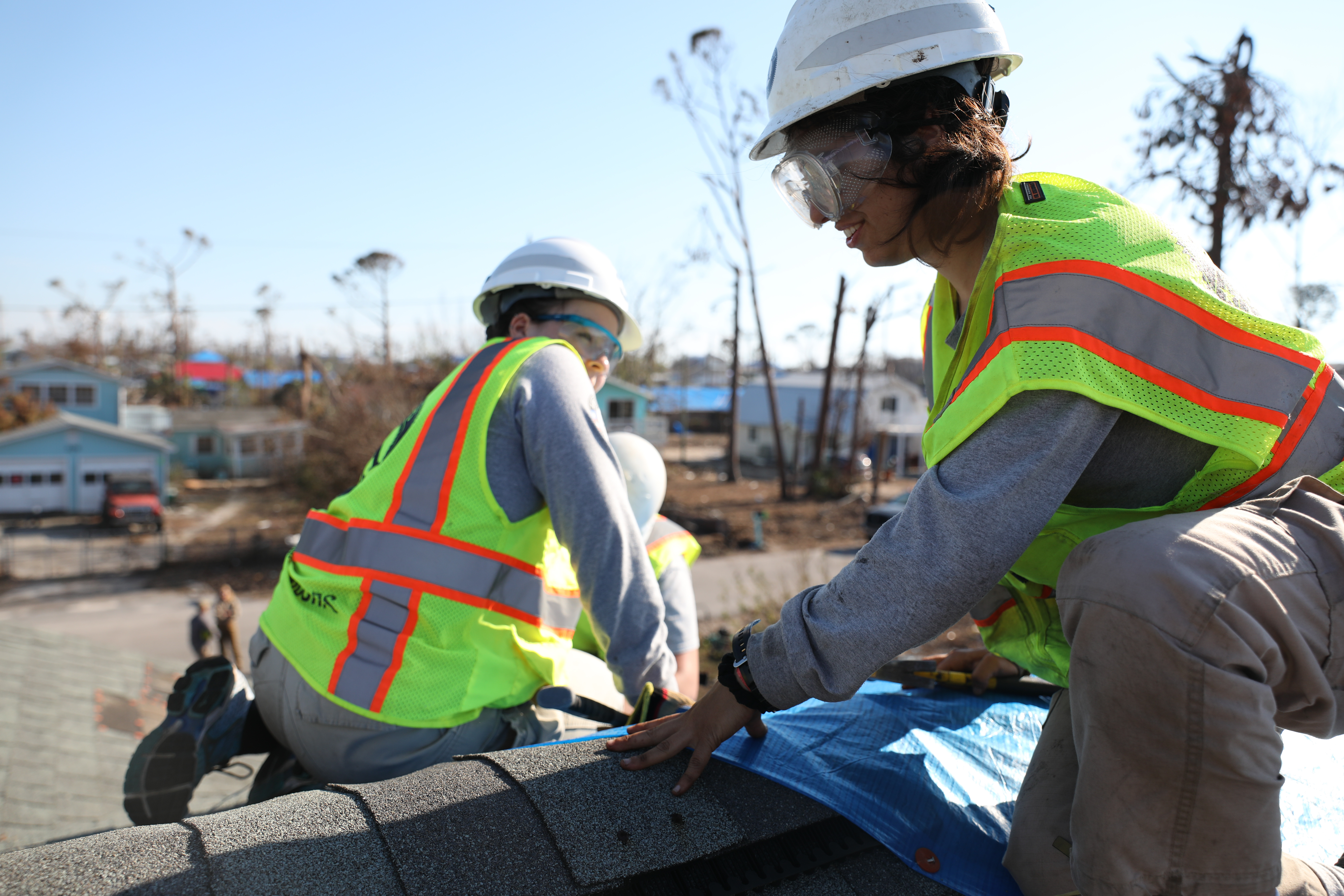 AmeriCorps members in action