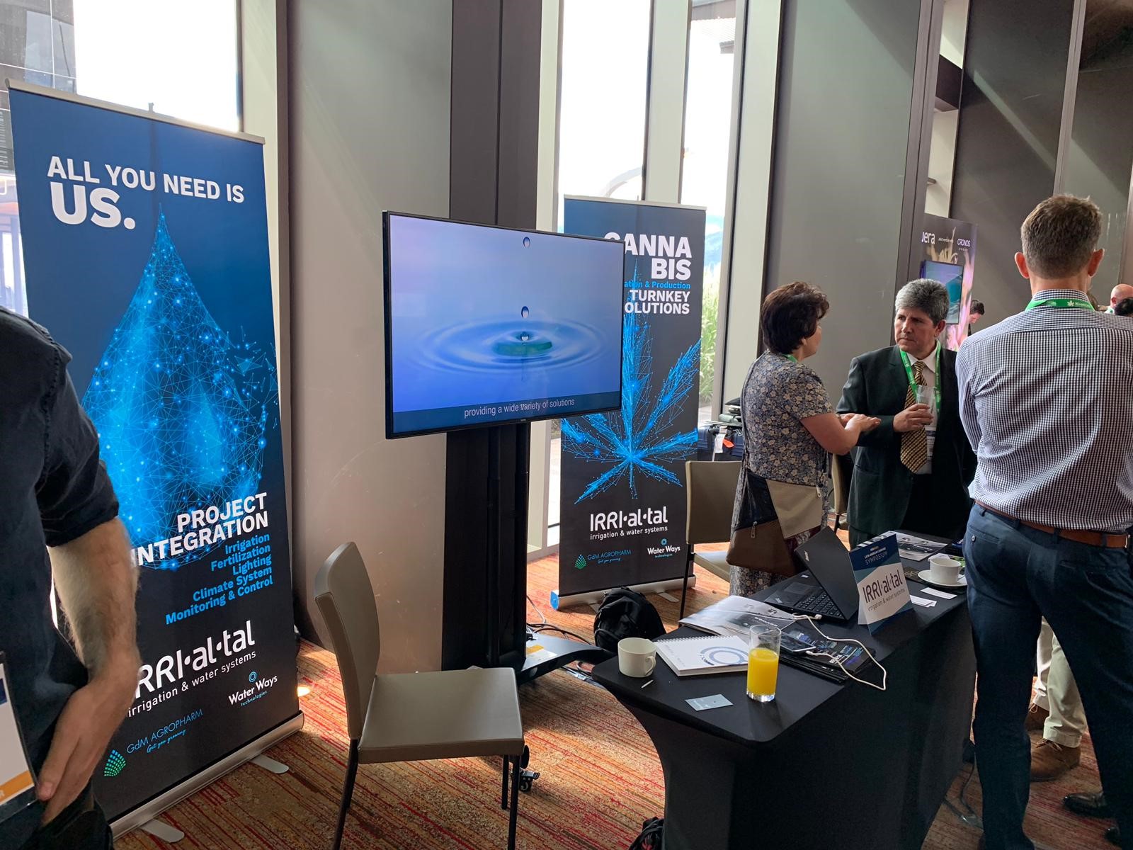 WWT's booth at MJBiz