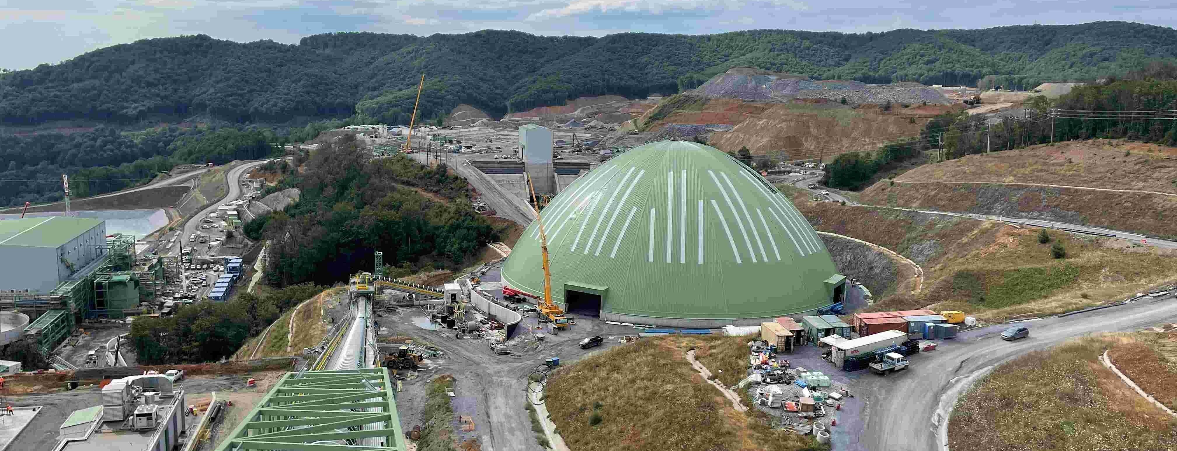 Coarse Ore Stockpile Dome 