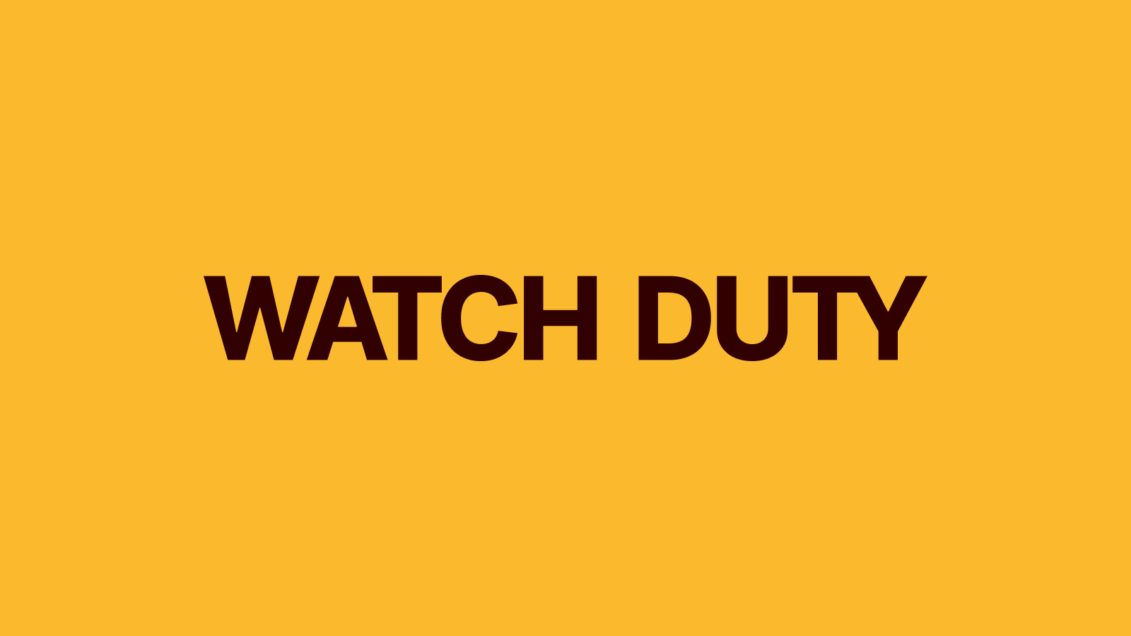 Watch Duty, the Wild