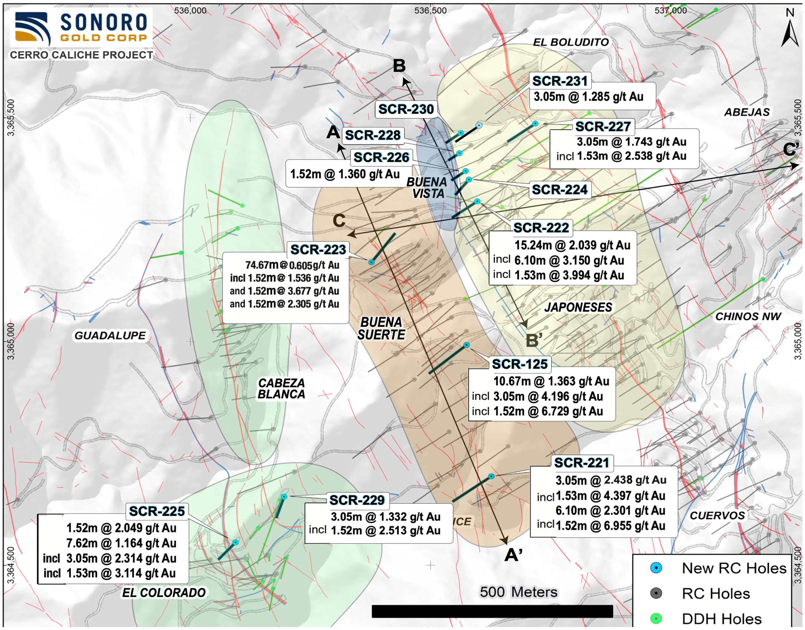 Cerro Caliche gold project