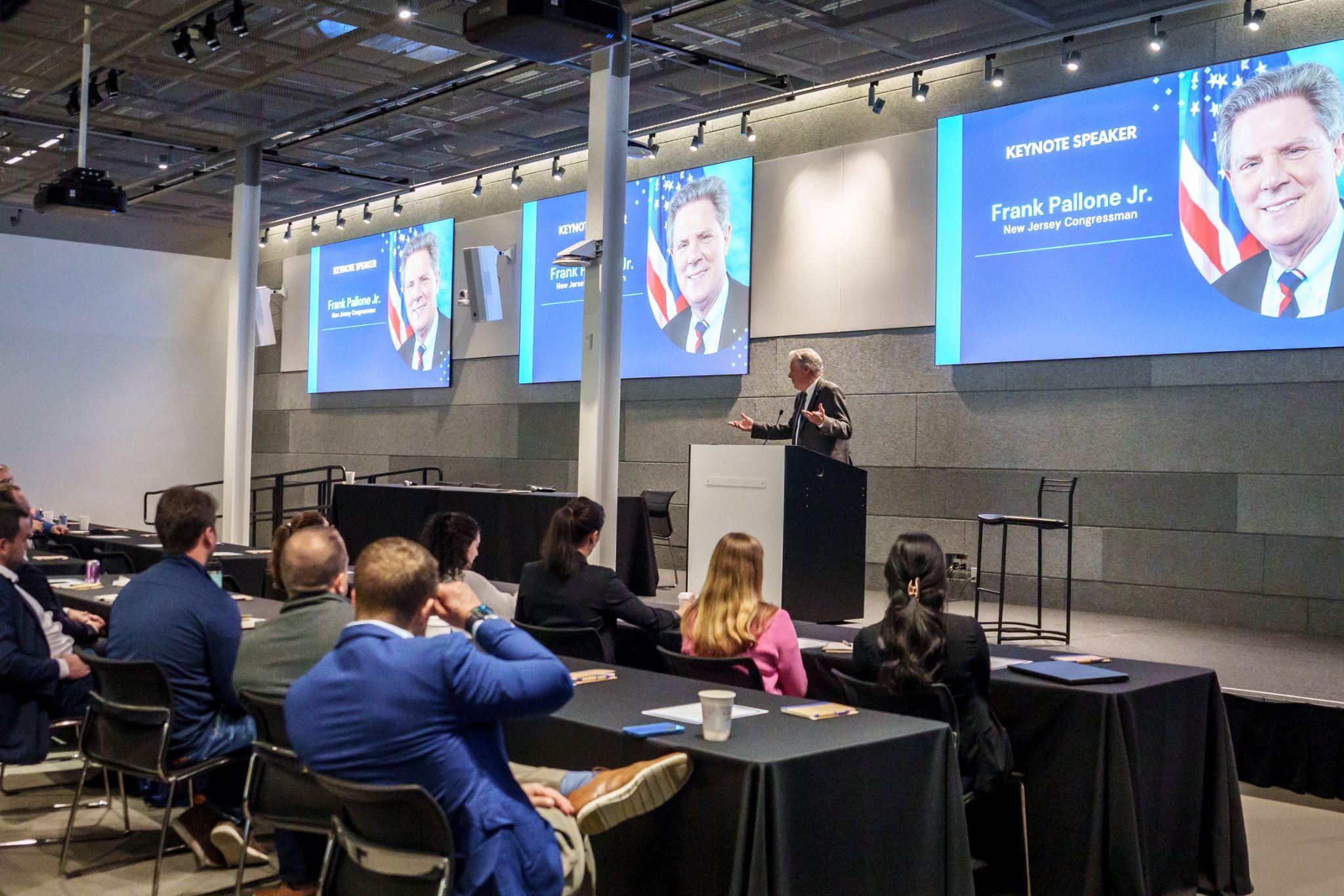 New Jersey Congressman Frank Pallone delivers the keynote address at the ALMIA Medicare Conference in Chicago, Illinois on August 16, 2024. Photo by Jon Cole, Jon Cole Media.