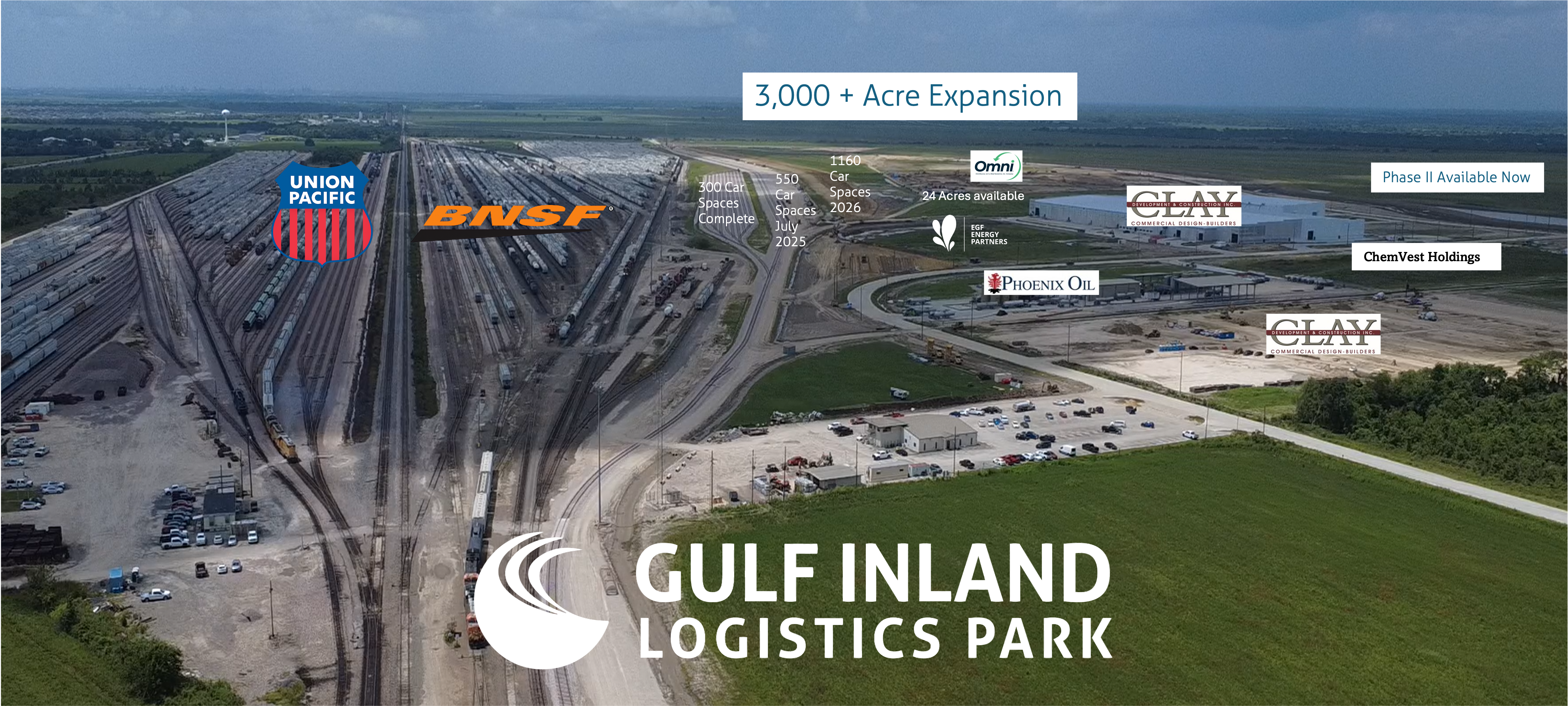 Gulf Inland Logistics Park, northeast of Houston, is rapidly evolving into a high-capacity logistics hub, with development moving at an accelerated pace to meet demand.
