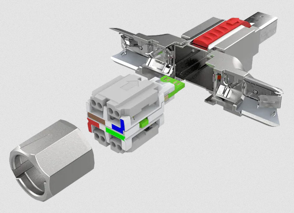 Heilind Electronics Introduces TE Connectivity’s Industrial Mini I/O Field Installable Connectors (Cat6A)