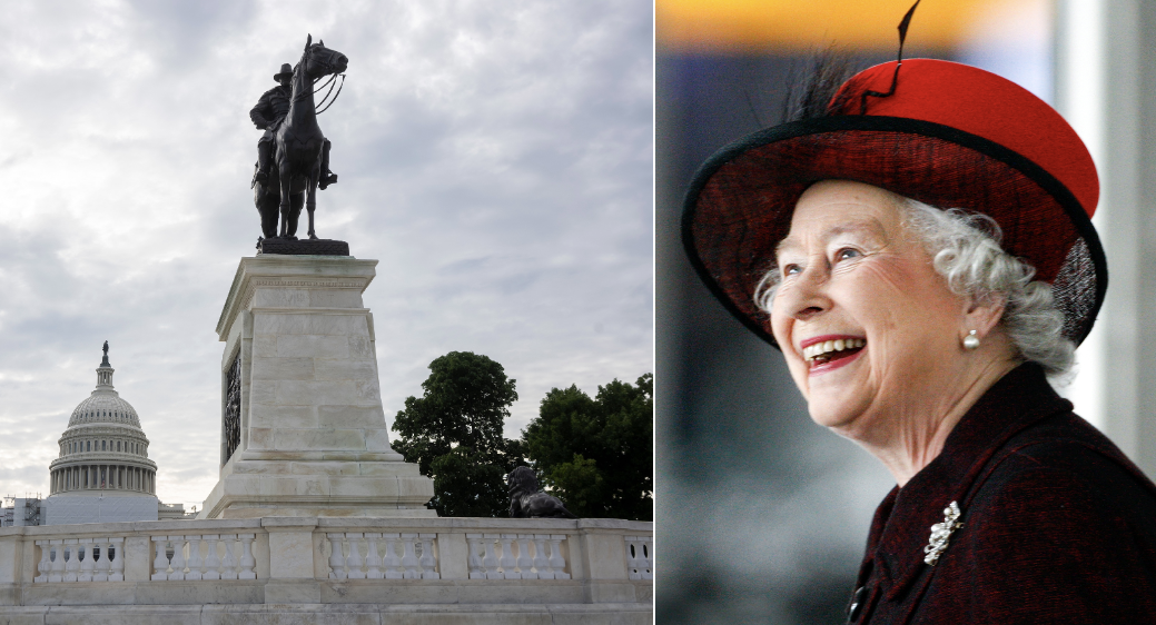 U.S. Capitol, Ulysses S. Grant Memorial, Her Majesty Queen Elizabeth II