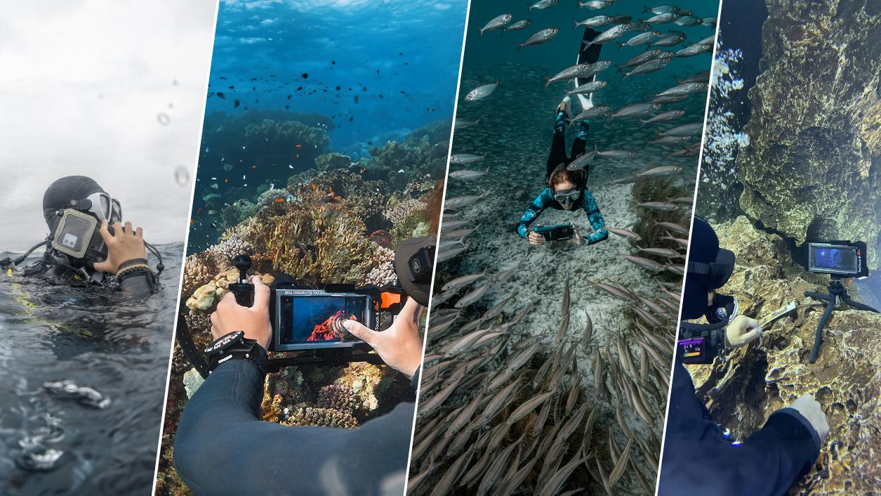 Underwater photography using Divevolk products 