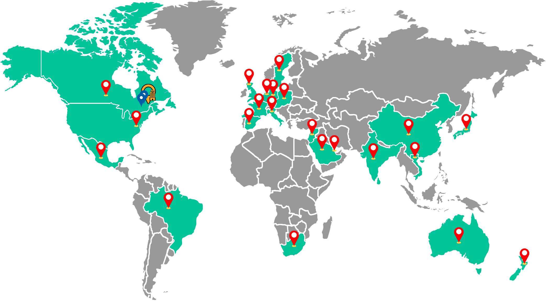 PyroGenesis Global Project Locations