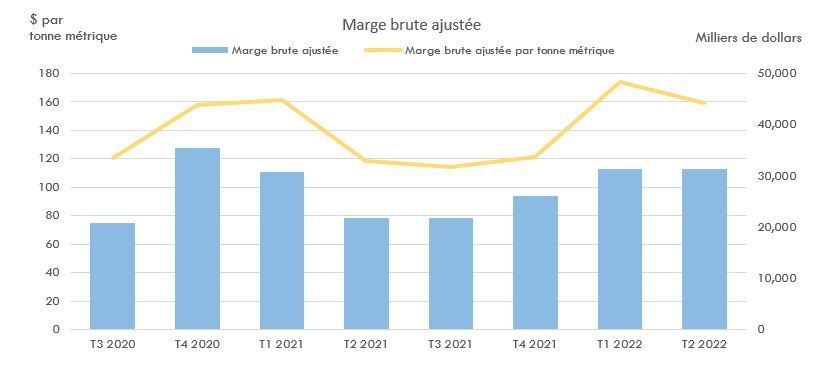 Marge brute ajustée