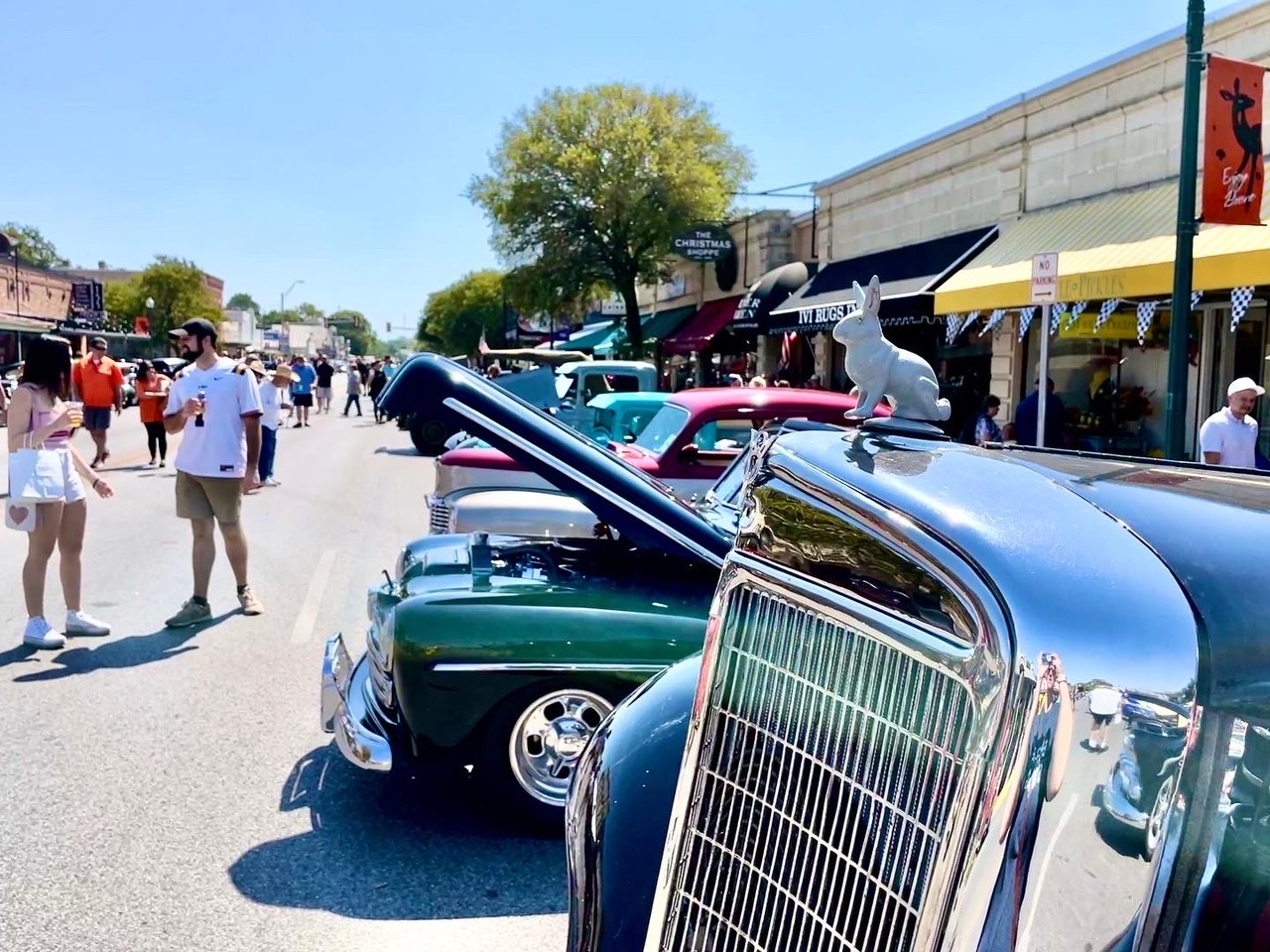 Spend the day in downtown Boerne at the Hill Country Mile Rod Run.