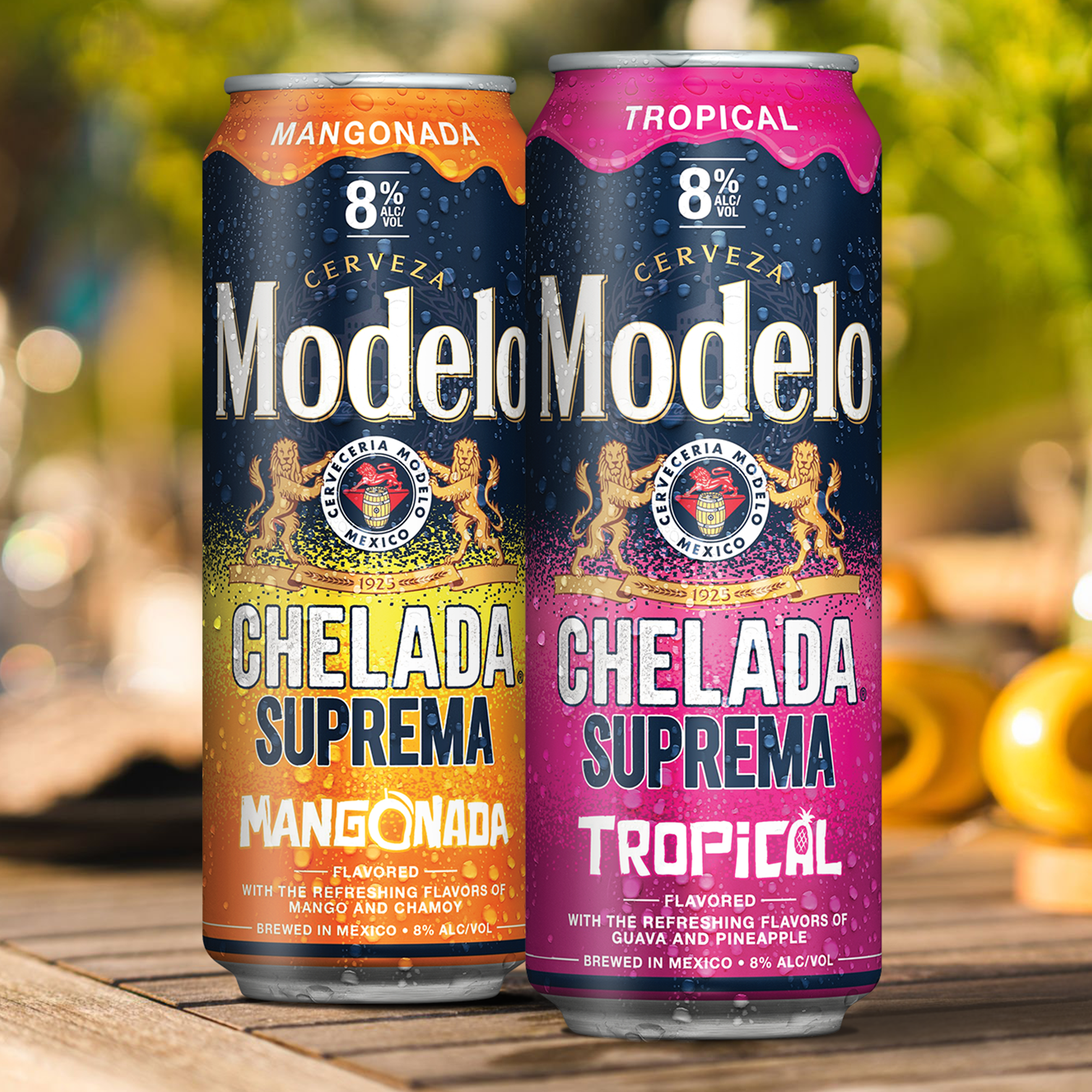 Modelo Chelada Suprema Mangonada and Tropical