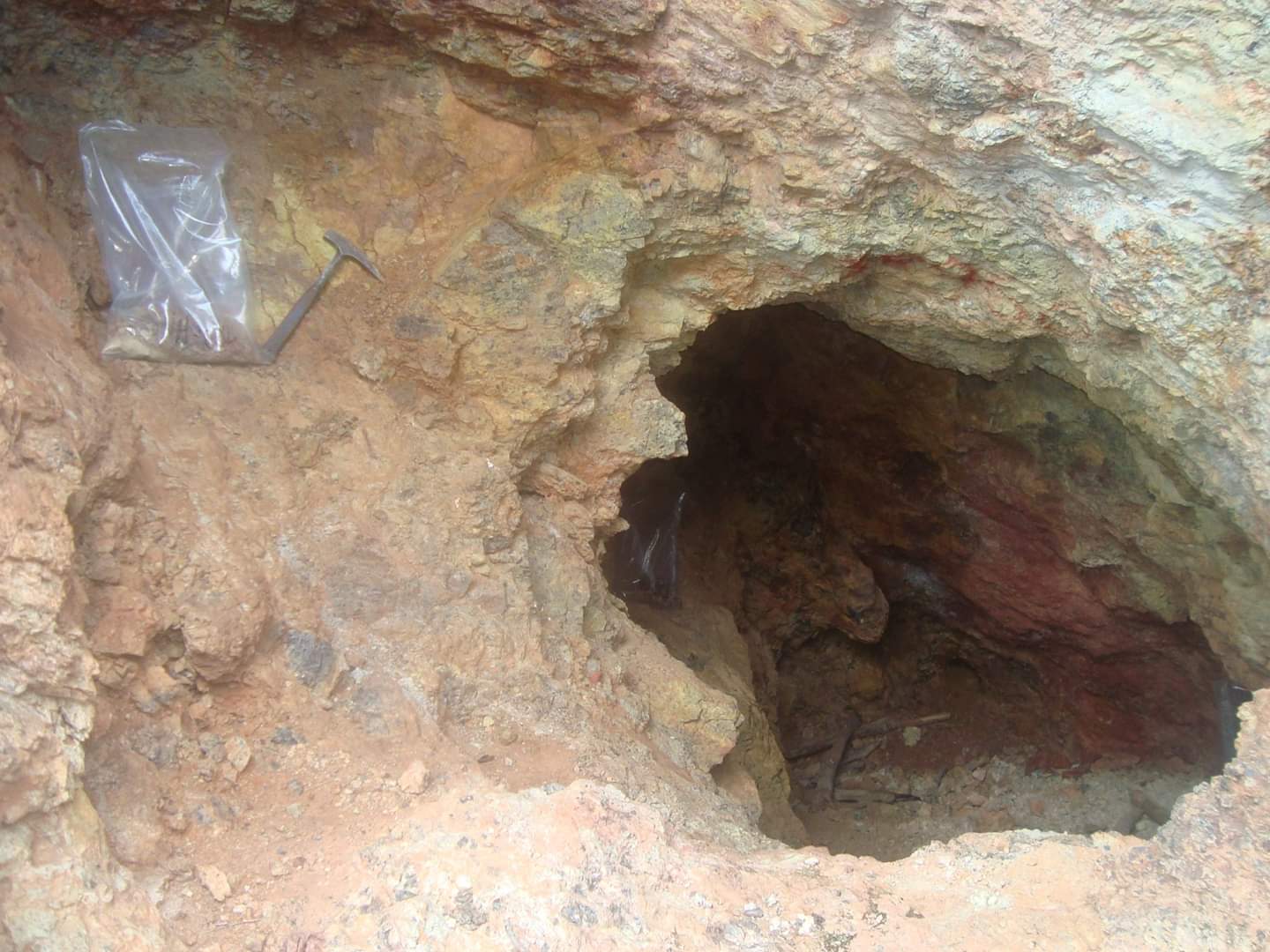 Gold Exploration Tunnel or Shaft