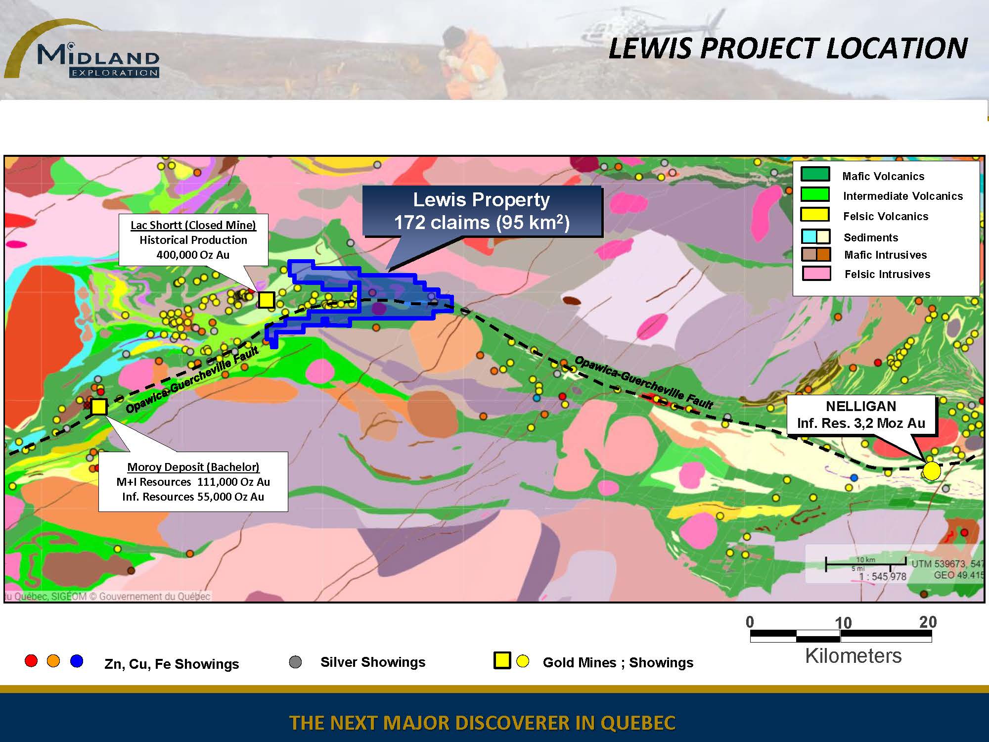 Figure 2 Localisation Projet Lewis